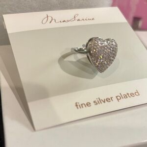 Silver Heart Ring